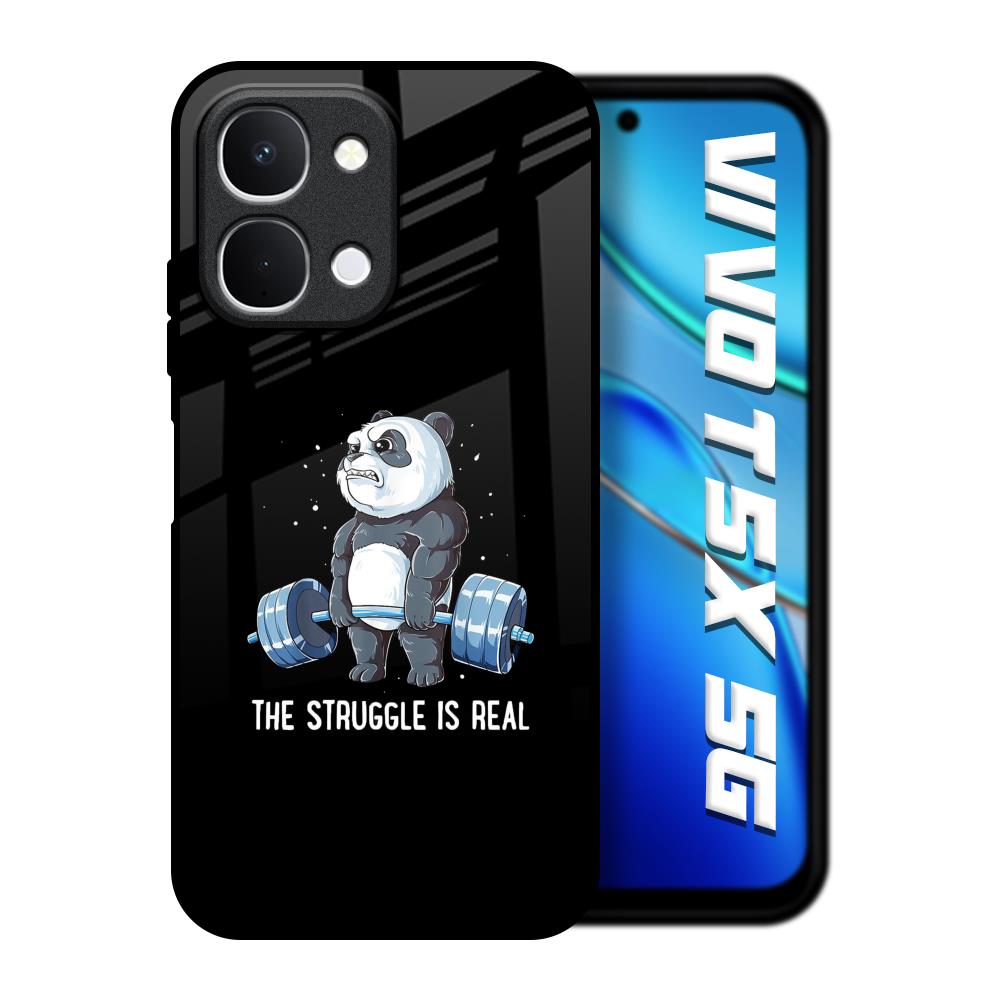 Real Struggle Vivo T5x 5G Glass Back Cover Online