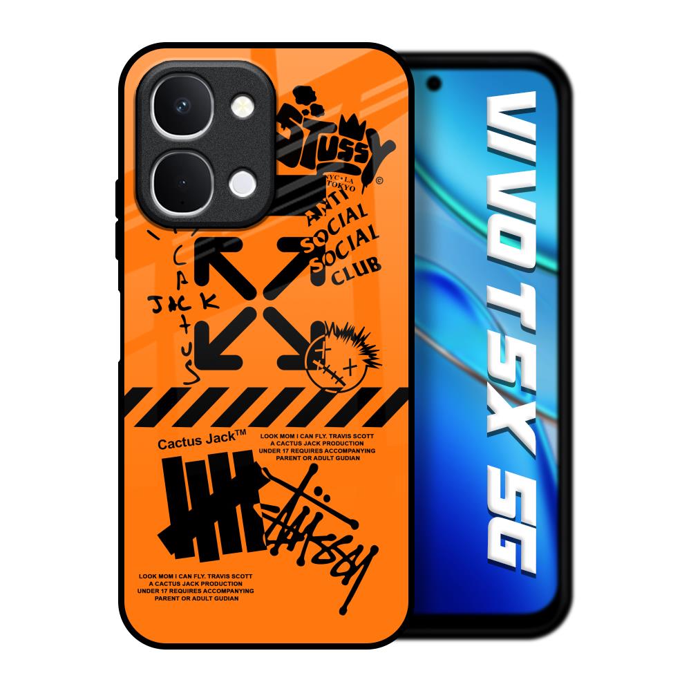 Anti Social Club Vivo T5x 5G Glass Back Cover Online
