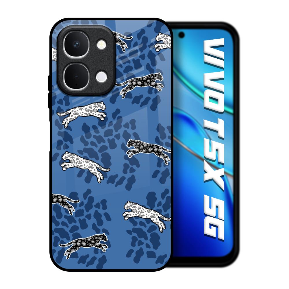 Blue Cheetah Vivo T5x 5G Glass Back Cover Online