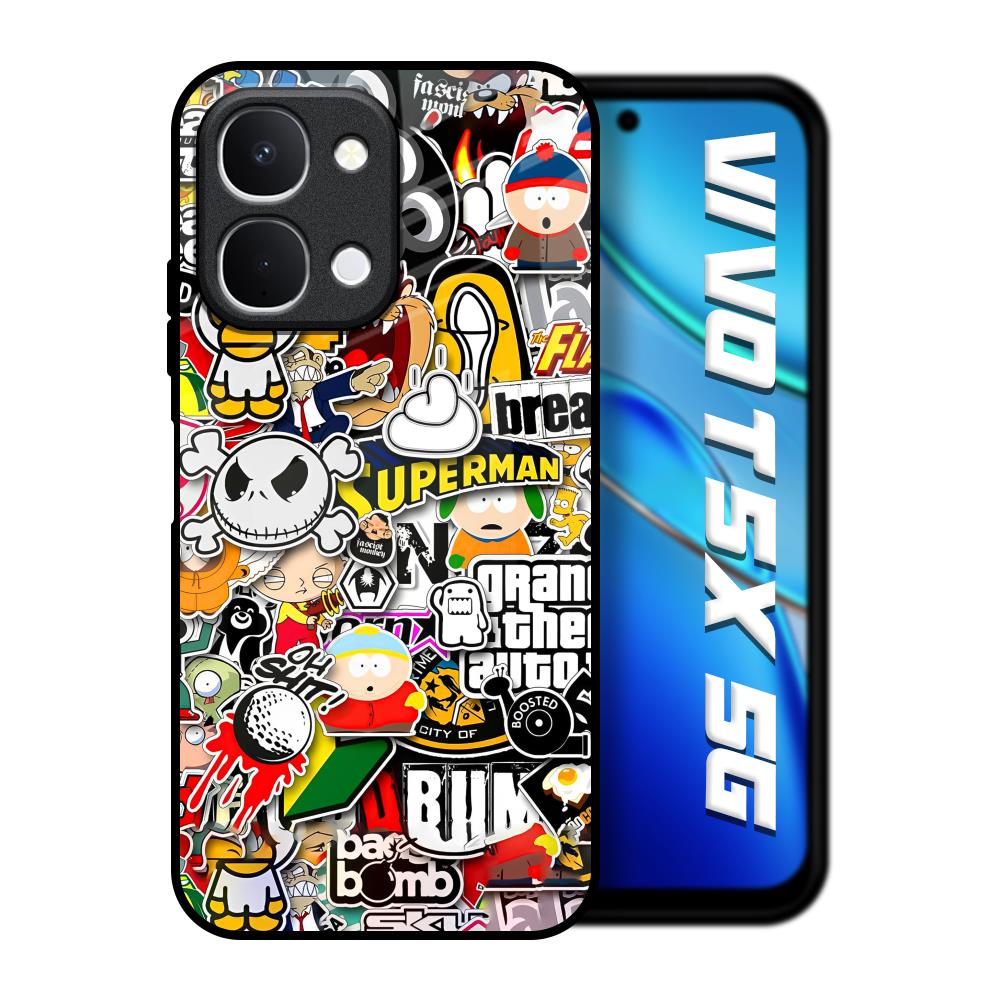 Boosted Vivo T5x 5G Glass Back Cover Online