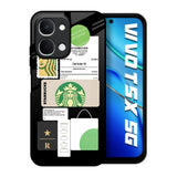 Coffee Latte Vivo T5x 5G Glass Back Cover Online