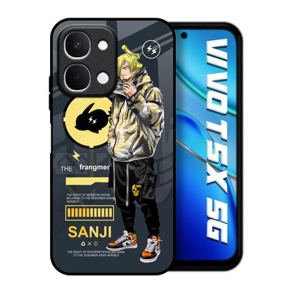 Cool Sanji Vivo T5x 5G Glass Back Cover Online