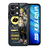 Cool Sanji Vivo T5x 5G Glass Back Cover Online