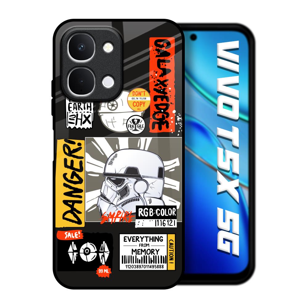 Galaxy Edge Vivo T5x 5G Glass Back Cover Online