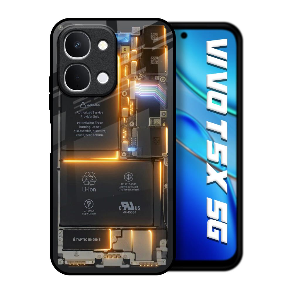 Glow Up Skeleton Vivo T5x 5G Glass Back Cover Online