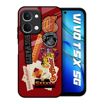 Gryffindor Vivo T5x 5G Glass Back Cover Online