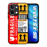 Handle With Care Vivo T5x 5G Glass Back Cover Online