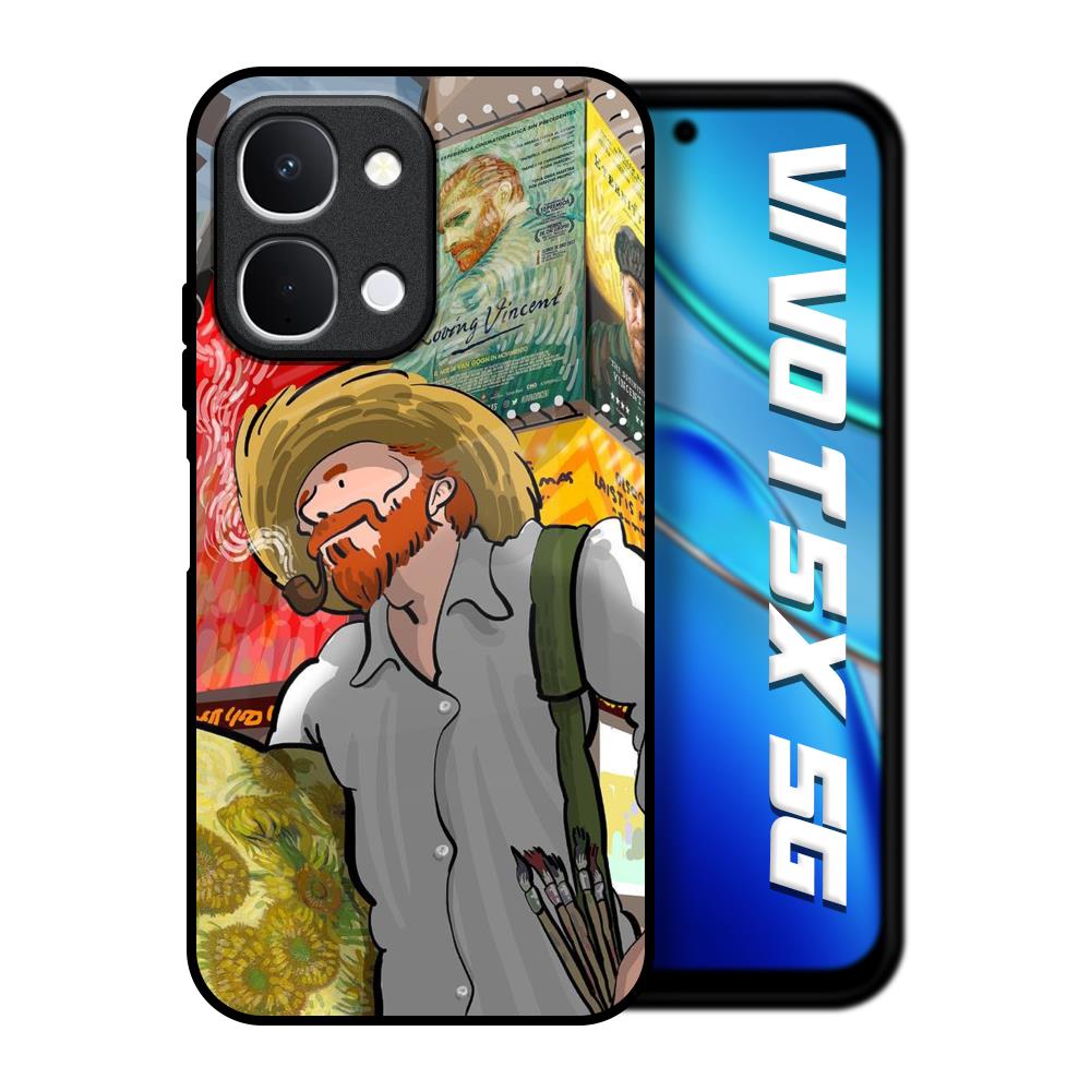 Loving Vincent Vivo T5x 5G Glass Back Cover Online