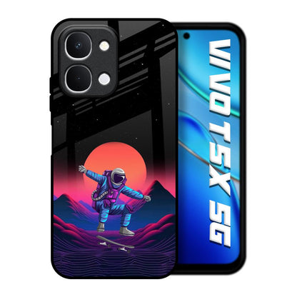 Retro Astronaut Vivo T5x 5G Glass Back Cover Online