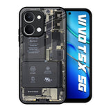Skeleton Inside Vivo T5x 5G Glass Back Cover Online