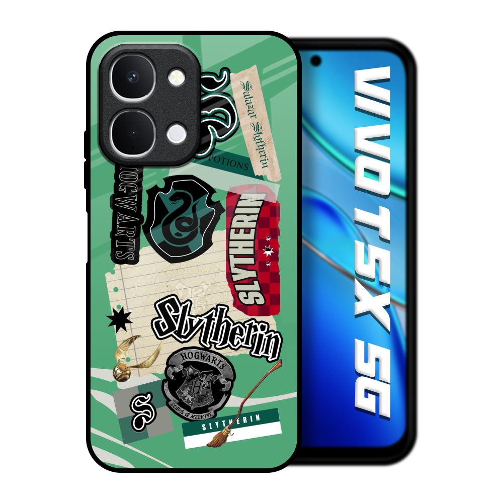 Slytherin Vivo T5x 5G Glass Back Cover Online