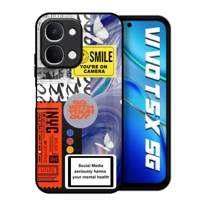 Smile for Camera Vivo T5x 5G Glass Back Cover Online