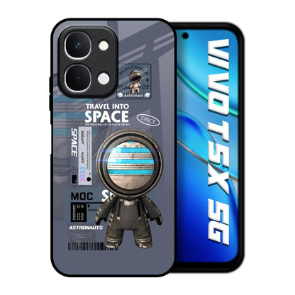 Space Travel Vivo T5x 5G Glass Back Cover Online