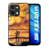 Sunset Vincent Vivo T5x 5G Glass Back Cover Online