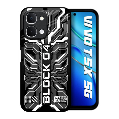 Monochrome Magic Vivo T5x 5G Glass Back Cover Online