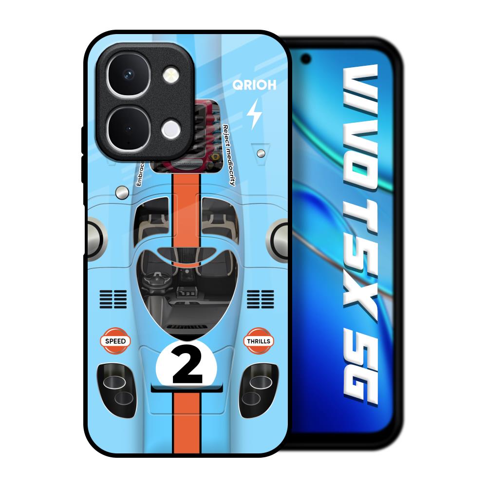 Race Laboratory Vivo T5x 5G Glass Back Cover Online