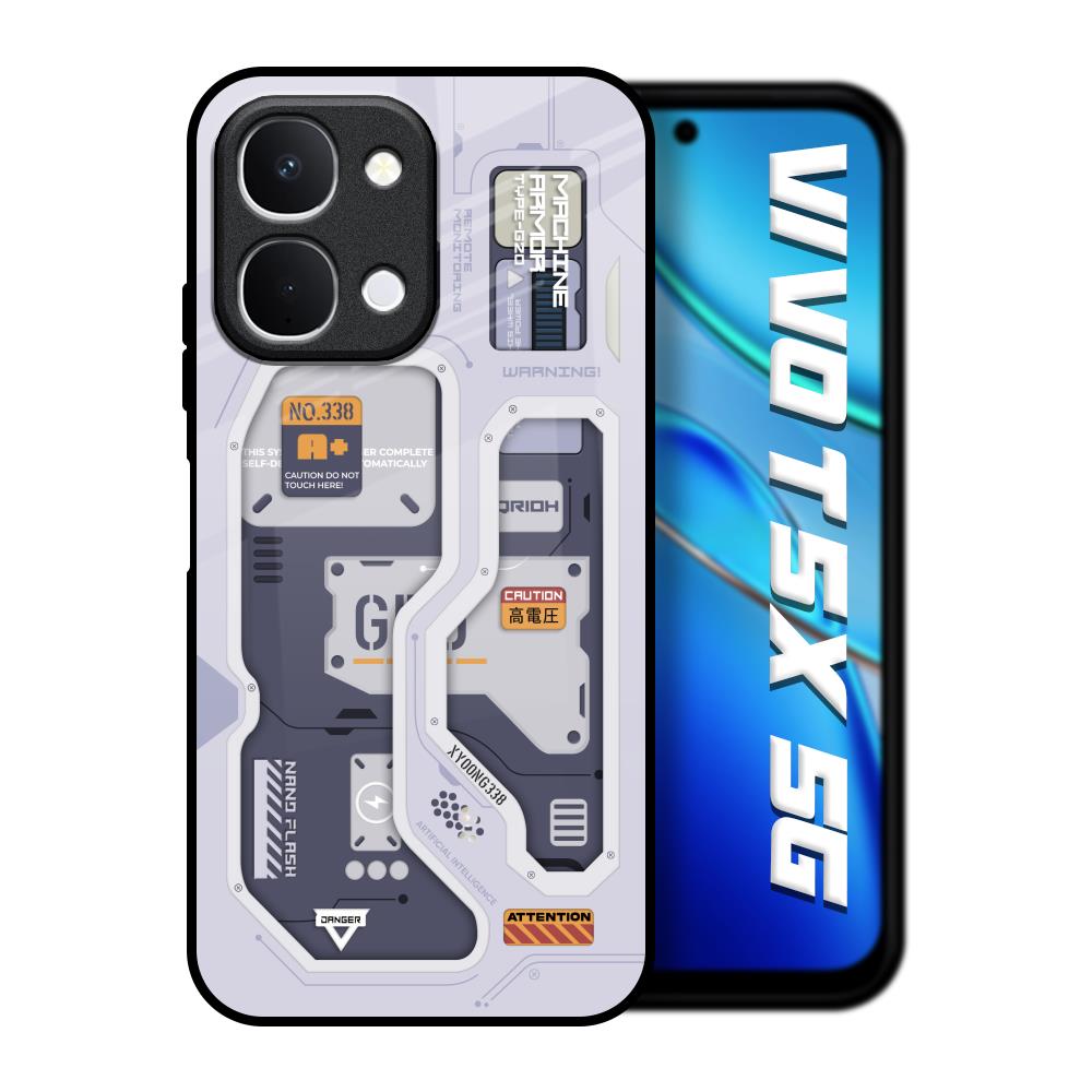 Tech Savvy Vivo T5x 5G Glass Back Cover Online