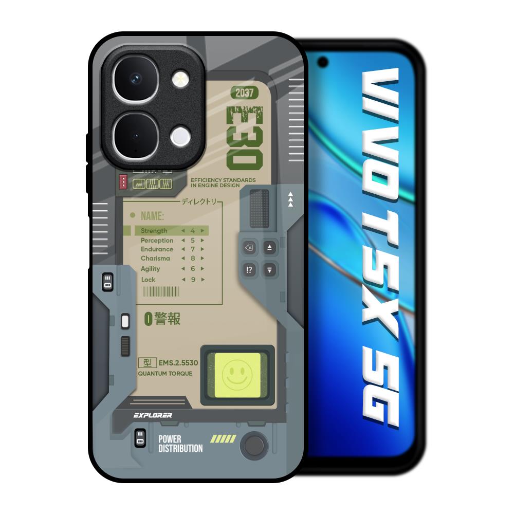 Art Station Vivo T5x 5G Glass Back Cover Online