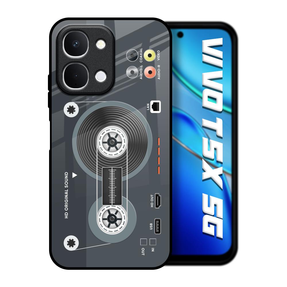 Retro Recorder Vivo T5x 5G Glass Back Cover Online