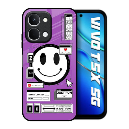 Code with Smile Vivo T5x 5G Glass Back Cover Online