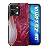 Crimson Ruby Vivo T5x 5G Glass Back Cover Online