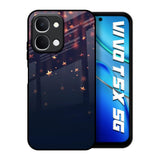Falling Stars Vivo T5x 5G Glass Back Cover Online
