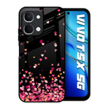 Heart Rain Fall Vivo T5x 5G Glass Back Cover Online
