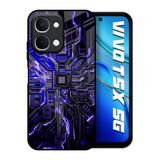 Techno Color Pattern Vivo T5x 5G Glass Back Cover Online