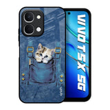Kitty In Pocket Vivo T5x 5G Glass Back Cover Online