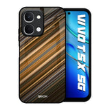 Diagonal Slash Pattern Vivo T5x 5G Glass Back Cover Online