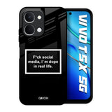 Dope In Life Vivo T5x 5G Glass Back Cover Online