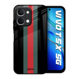 Vertical Stripes Vivo T5x 5G Glass Back Cover Online