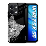 Kitten Mandala Vivo T5x 5G Glass Back Cover Online