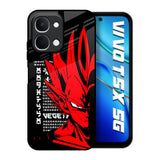 Red Vegeta Vivo T5x 5G Glass Back Cover Online