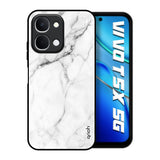 Modern White Marble Vivo T5x 5G Glass Back Cover Online