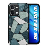 Abstact Tiles Vivo T5x 5G Glass Back Cover Online