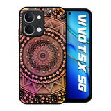 Floral Mandala Vivo T5x 5G Glass Back Cover Online
