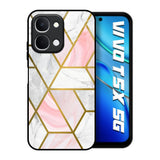 Geometrical Marble Vivo T5x 5G Glass Back Cover Online