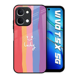 Lucky Abstract Vivo T5x 5G Glass Back Cover Online