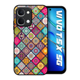 Multicolor Mandala Vivo T5x 5G Glass Back Cover Online