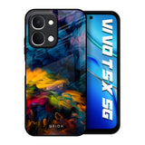 Multicolor Oil Painting Vivo T5x 5G Glass Back Cover Online