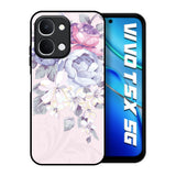 Elegant Floral Vivo T5x 5G Glass Back Cover Online