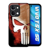 Red Skull Vivo T5x 5G Glass Back Cover Online