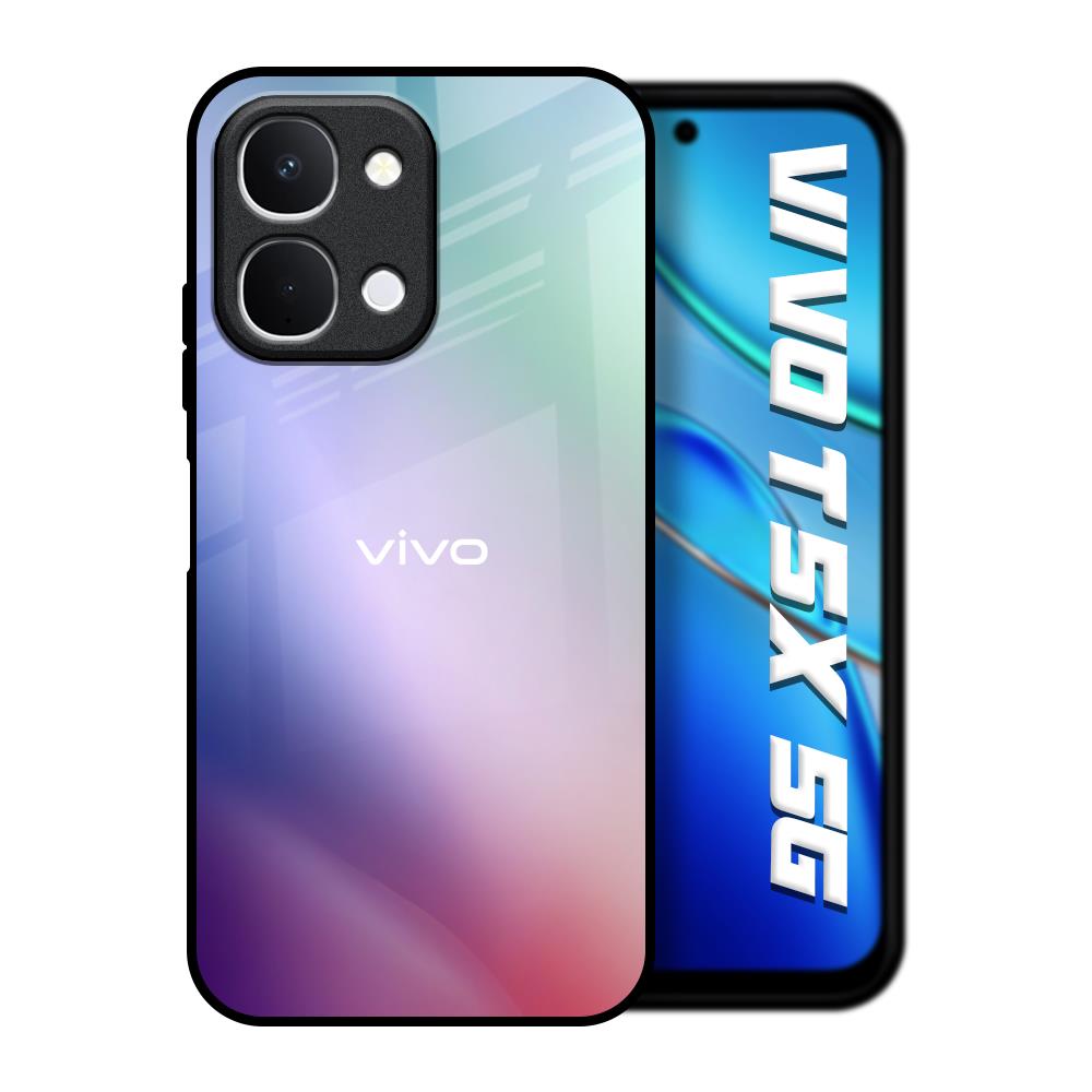 Abstract Holographic Vivo T5x 5G Glass Back Cover Online