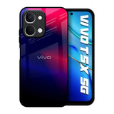 Blue Ombre Vivo T5x 5G Glass Back Cover Online