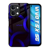 Blue Ring Light Vivo T5x 5G Glass Back Cover Online
