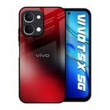 Red Garnet Vivo T5x 5G Glass Back Cover Online