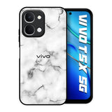 Satin White Marble Vivo T5x 5G Glass Back Cover Online