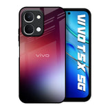 Gaussian Red Vivo T5x 5G Glass Back Cover Online