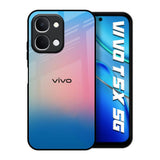 Blue & Pink Ombre Vivo T5x 5G Glass Back Cover Online